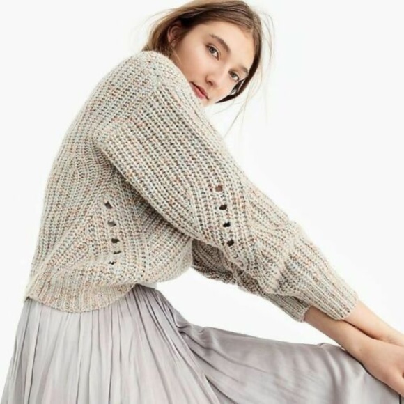 J.Crew Point Sur Sweater Chunky Ribbed Crewneck Pullover Long Sleeve - Picture 2 of 12